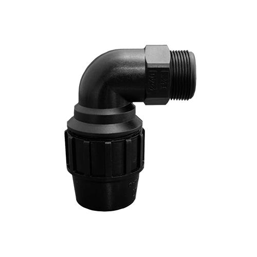 CODO ROSCA MACHO   PE    50 -   1 1/2"    90º HIDROTECNOAGUA FTV