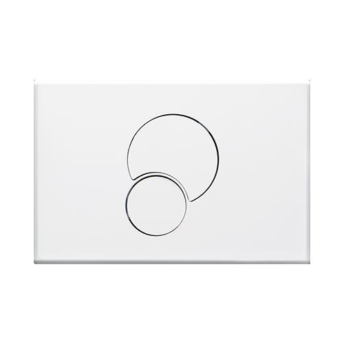 PLACA PULSADOR CISTERNA CIRCULO BLANCO  T-708B