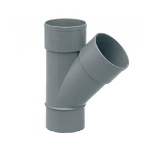 DERIVACION SIMPLE PVC SANITARIO 250 - 45º   M - H