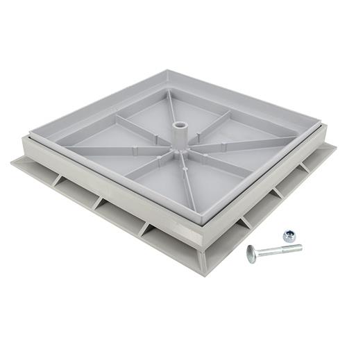 TAPA DE RELLENO DE PVC "NICOLL"  CTR4    40 x  40