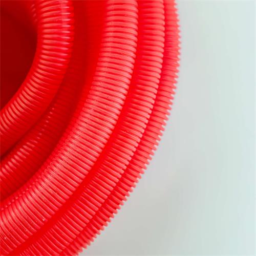 TUBO PE CORRUGADO ROJO TUNFOPLAS 23mm ( R 50M)