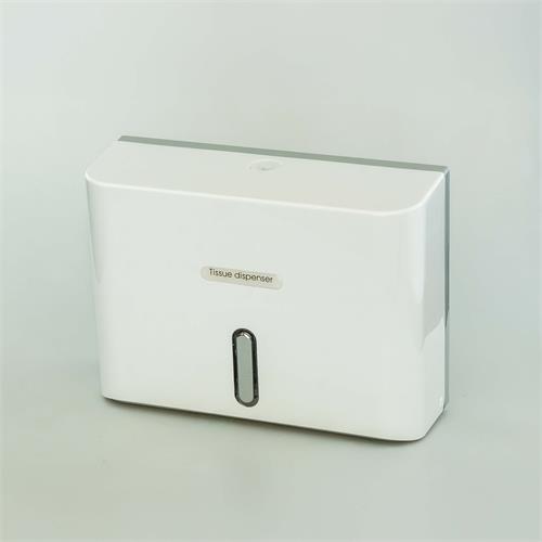 DISPENSADOR DE PAPEL "WAXTER" TOALLA PLEGADA  ABS BLANCO