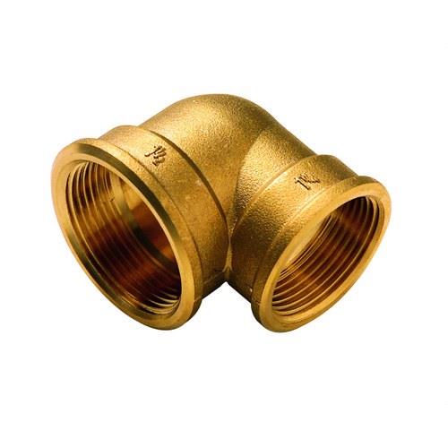 CODO ROSCADO REDUCIDO LATON   H - H   3/4" x    1/2"